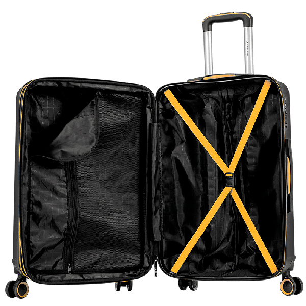 1º Aluguel - Mala De Viagem M 23 Kg Racer - Preto foto do produto