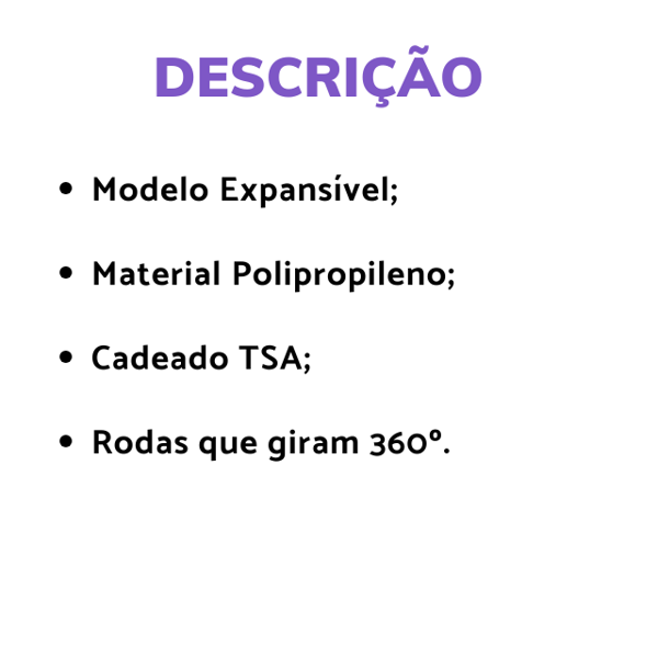 Mala Polipropileno, Preta, Bordo foto do produto