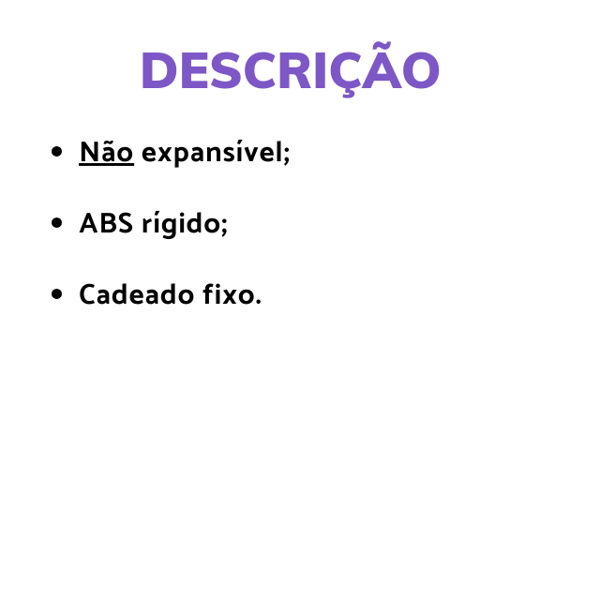Mala Sestini, Não Expansível, Preta, Média foto do produto